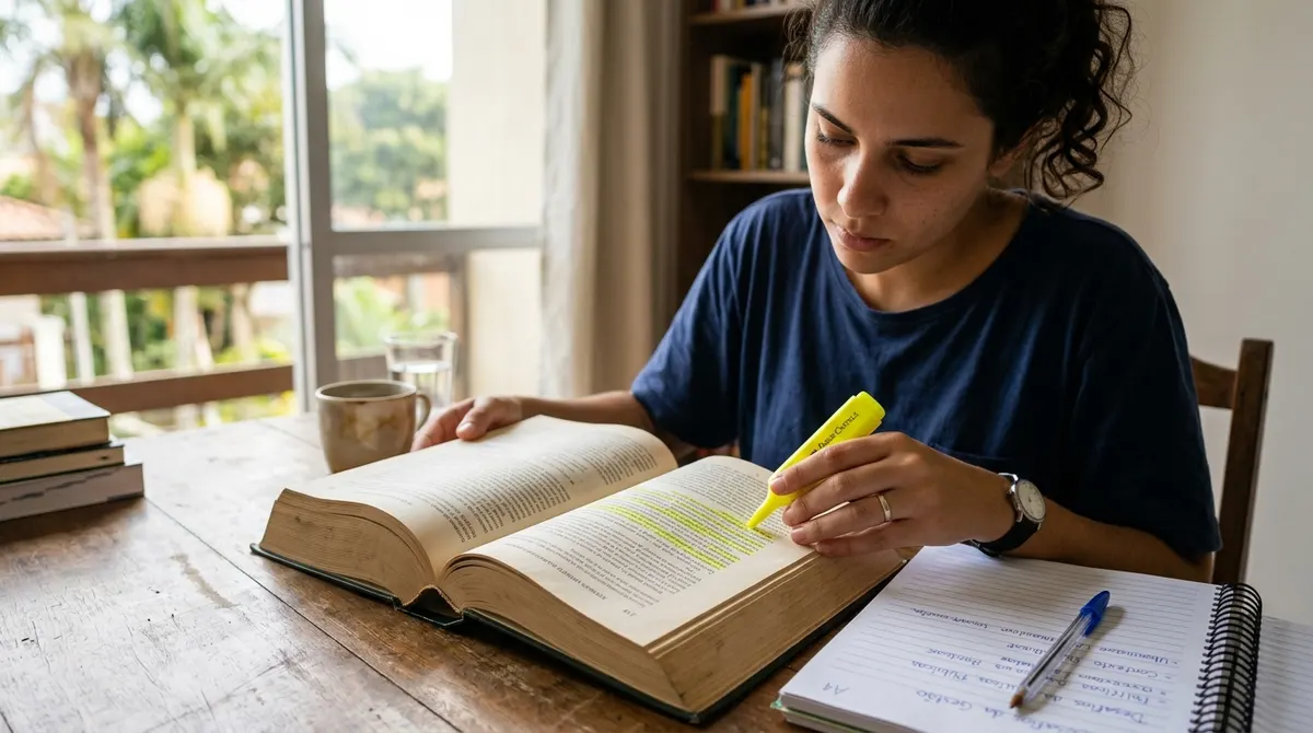 Leitura Ativa: Como Estudar Teoria de Concurso com Mais Retenção