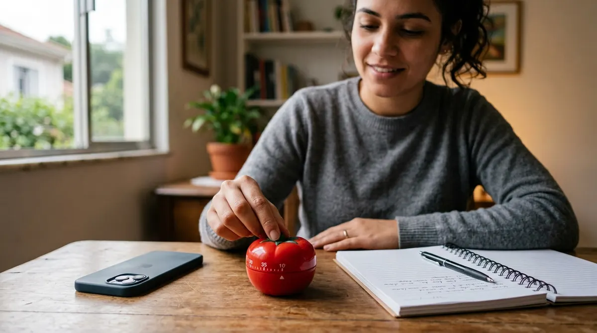 Técnica Pomodoro Aplicada aos Estudos para Concurso
